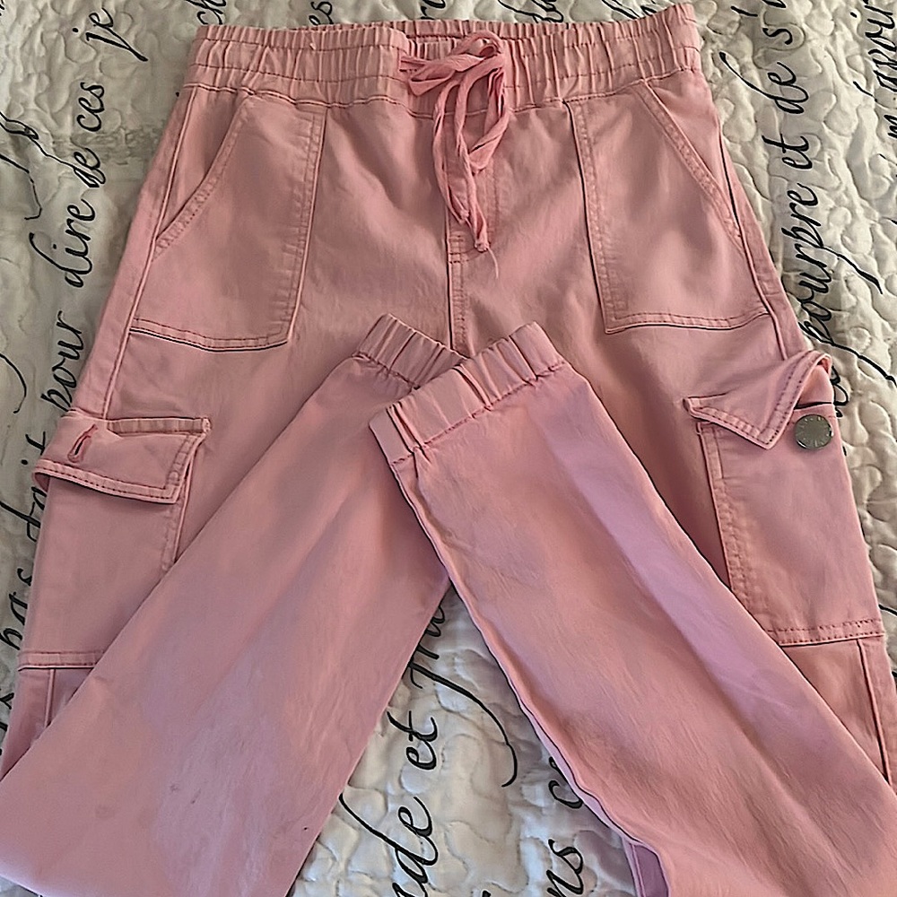 Pink Cargo skinny jeans💗